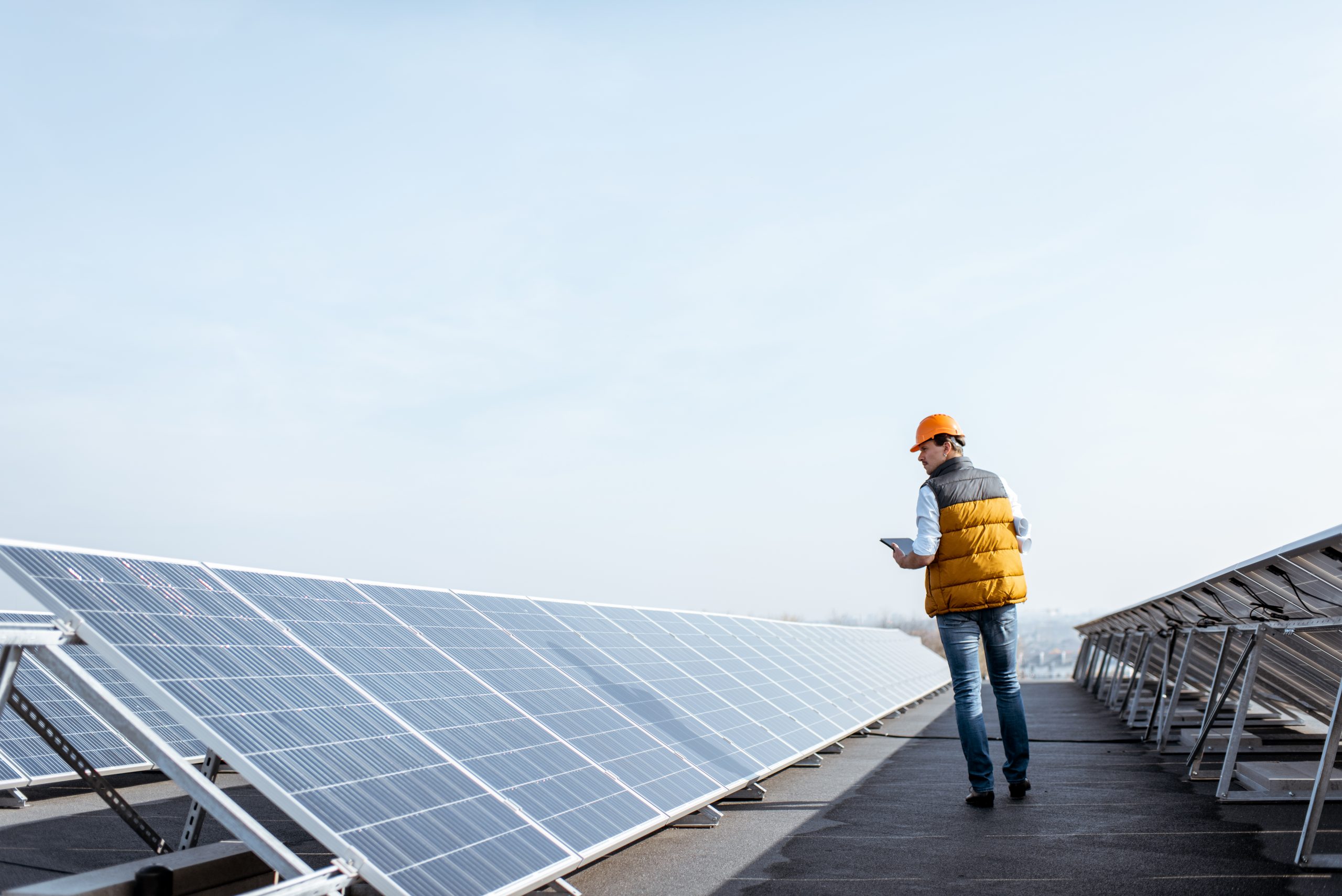 solar rooftop installation