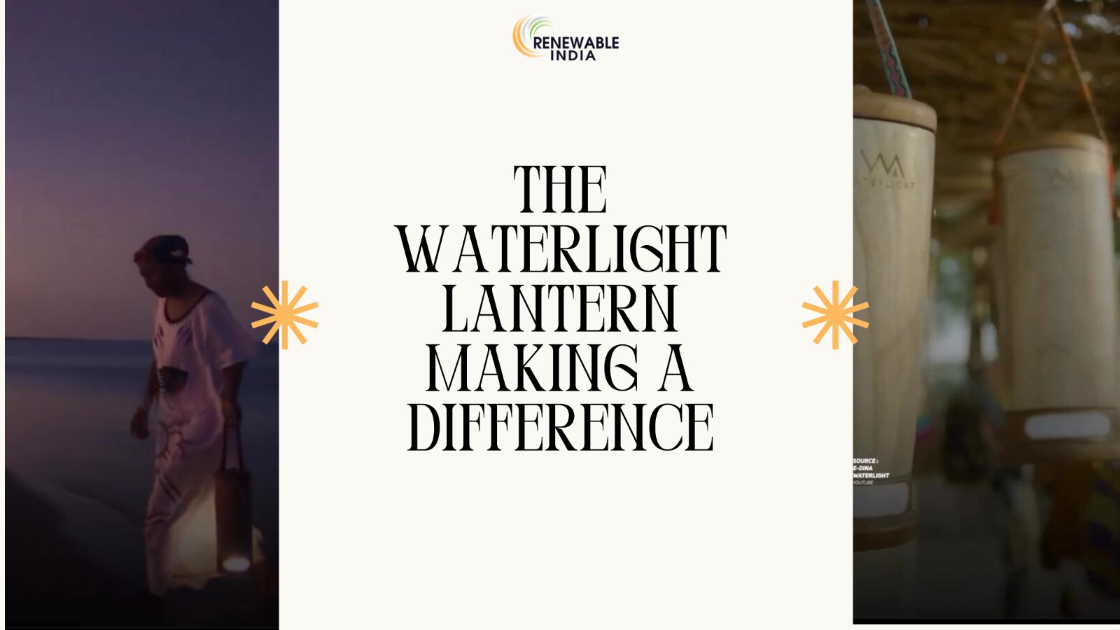Lighting the Way: The Portable Waterlight Lantern Empowering Communities Sustainably