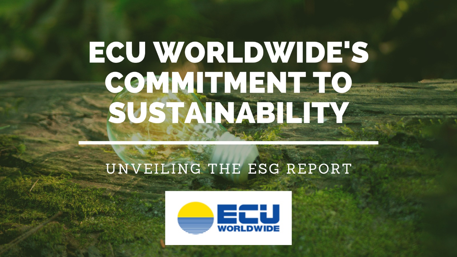 ECU Worldwide releases ESG Report, vows carbon neutrality by 2040