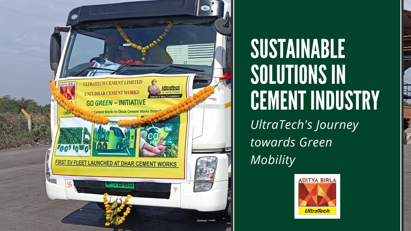 UltraTech enables green mobility for clinker with electric trucks