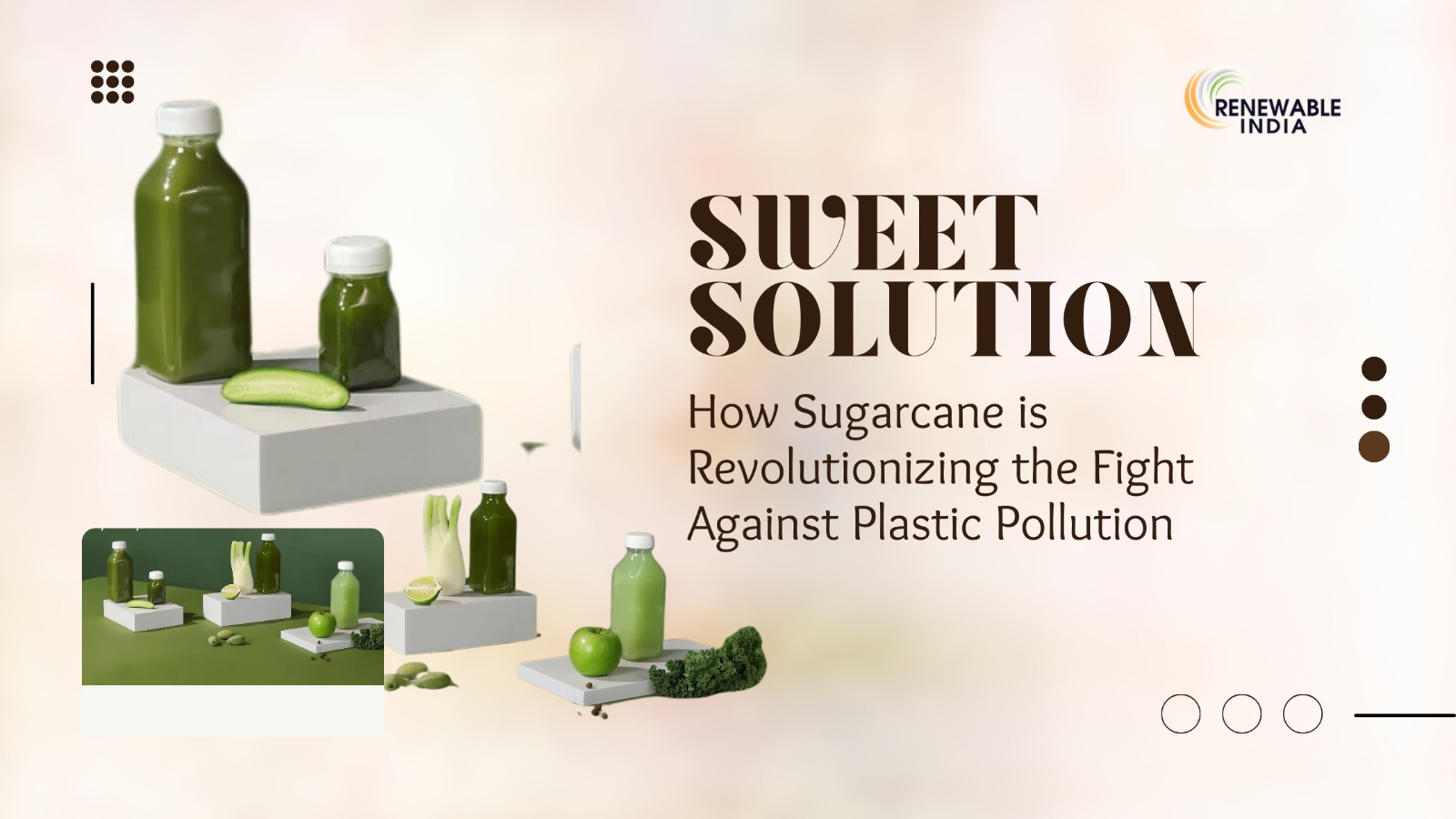 Embracing Sustainability: The Sugarcane Solution to Plastic Bottles