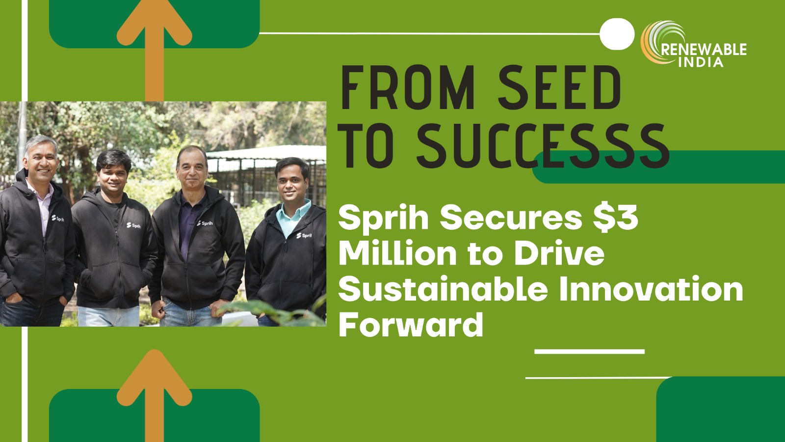 Climate Tech startup Sprih secures $3 Million in Seed Funding led by Leo Capital